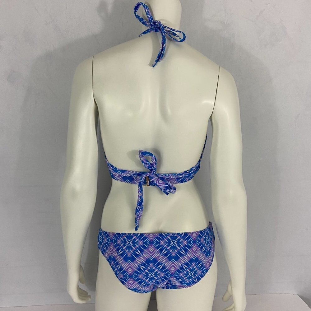 Sundazed 2-Piece Bikini Indigo & Blue Sz 32D Halter Top - Sz L 30 in. Bottom NWT - Picture 5 of 12